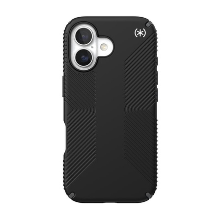 Speck Presidio2 Grip MagSafe - iPhone 17 Case (Black / Slate Grey / White)