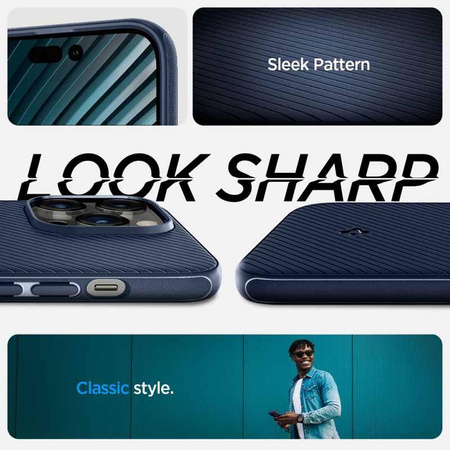 Spigen Mag Armor – Etui do iPhone 14 Pro (Granatowy)