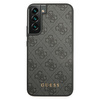 Guess 4G fém arany logo - Samsung Galaxy S22 tok (szürke)