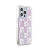 DKNY Liquid Glitter Multilogo - iPhone 15 Pro Tasche (rosa)