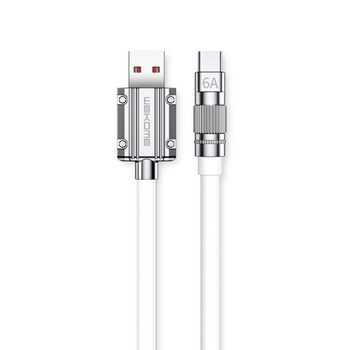 WEKOME WDC-186 Wingle Series - Připojovací kabel USB-A na USB-C pro rychlé nabíjení 1 m (bílý)