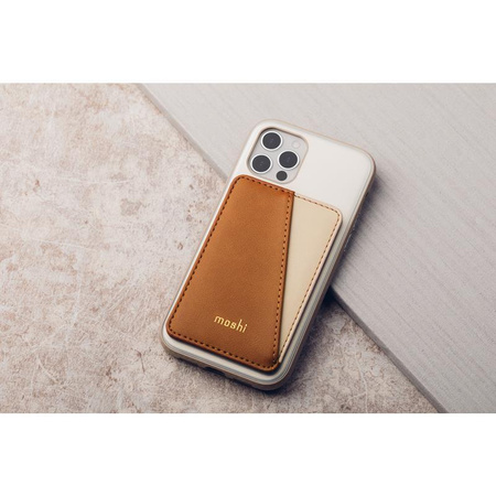 Moshi Slim Wallet - Mágneses pénztárca (SnapTo™ rendszer) (Luna Pink)