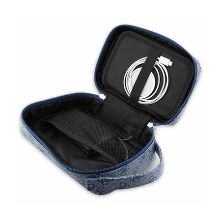 guess 4G Printed Stripes Travel Universal Bag - organizér na příslušenství (modrá)