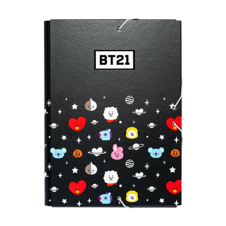 Line Friends BT21 - Chemise / dossier avec gomme