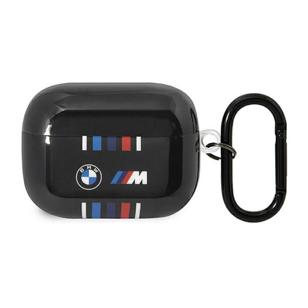 BMW Mehrfarbige Linien - AirPods Pro Tasche (Schwarz)