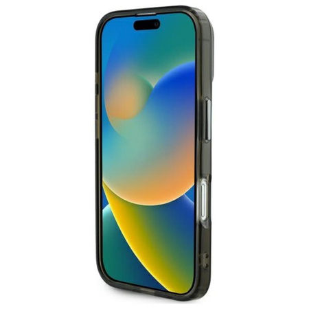 Karl Lagerfeld IML Metal Choupette Head MagSafe - Pouzdro pro iPhone 16 (černé)