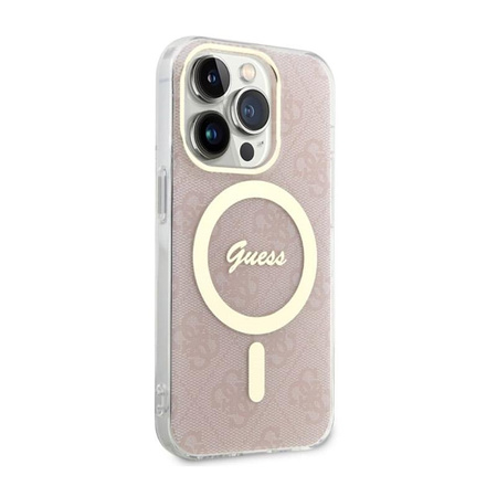 Guess 4G MagSafe - iPhone 14 Pro Case (Pink)