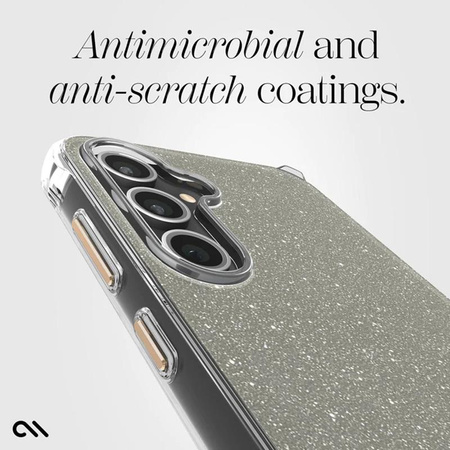 Case-Mate Sheer Crystal - pouzdro Samsung Galaxy S23 FE 5G (zlaté)