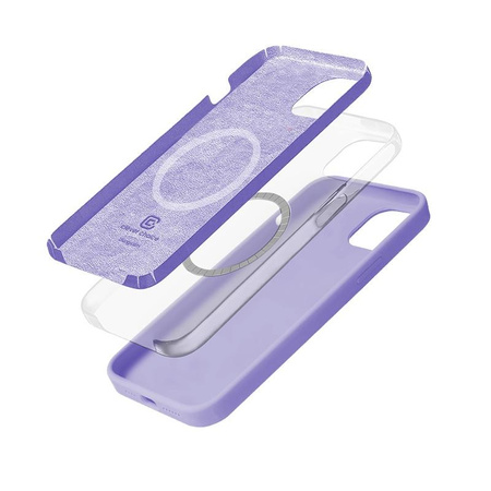 Crong Color Cover Magnetic - Étui MagSafe pour iPhone 14 Plus (violet)