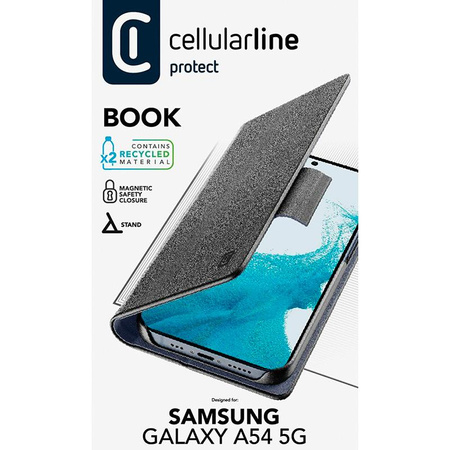 Pouzdro Cellularline Book - Samsung Galaxy A54 5G Case (černé)