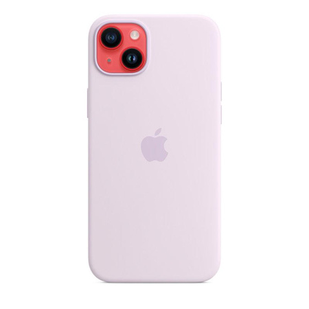 Apple szilikon tok - Szilikon tok MagSafe funkcióval iPhone 14 Plus készülékhez (lila)
