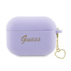 Coeur en silicone Guess - Étui AirPods Pro 2 (violet)