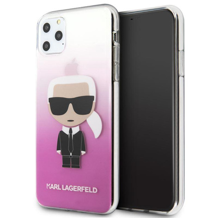 Karl Lagerfeld Iconic Karl Gradient - iPhone 11 Pro Max Case (pink)
