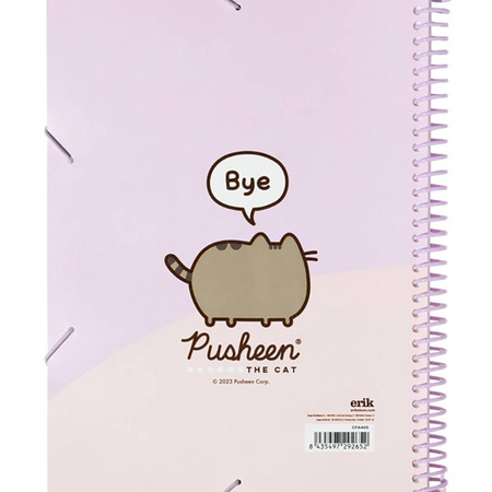 Pusheen - Reliure A4 avec élastique + 30 chemises transparentes