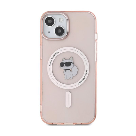 Karl Lagerfeld IML Choupette MagSafe - Schutzhülle für iPhone 14 / 15 / 13 (pink)