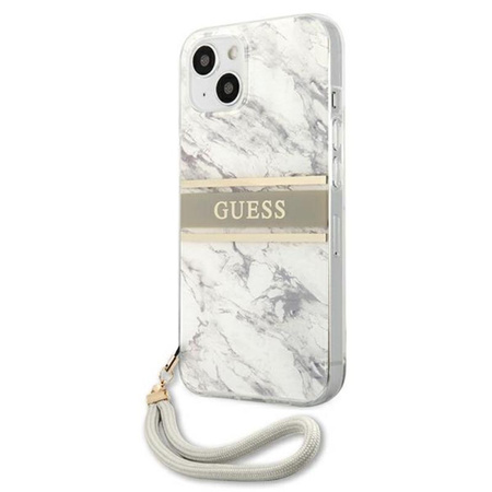 Guess Marble Strap - iPhone 13 Mini Case (gray)