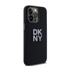 DKNY Liquid Silicone Metal Logo - pouzdro pro iPhone 15 Pro Max (černé)