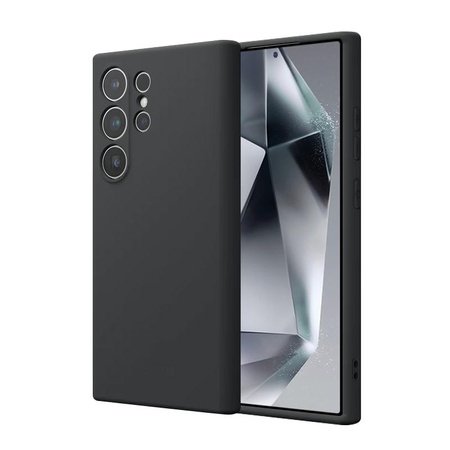 Crong színes tok - Samsung Galaxy S24 Ultra tok (fekete)