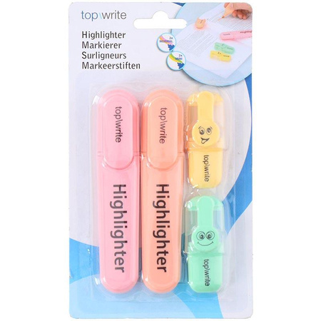 Topwrite - Set of highlighters 4 colors