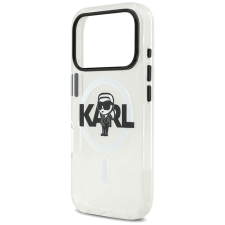 Etui do iPhone 17 Pro do MagSafe Karl Lagerfeld Oryginalne Przezroczyste