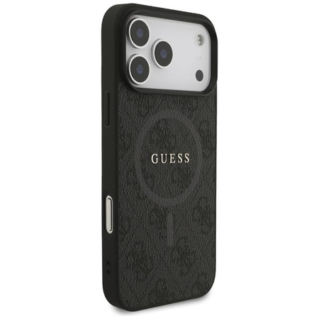 ETUI DO IPHONE 17 PRO MAX do MAGSAFE GUESS CZARNE MAGNETYCZNE ELEGANCKIE