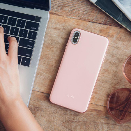 Moshi iGlaze - iPhone Xs Max Case (Taupe Pink)