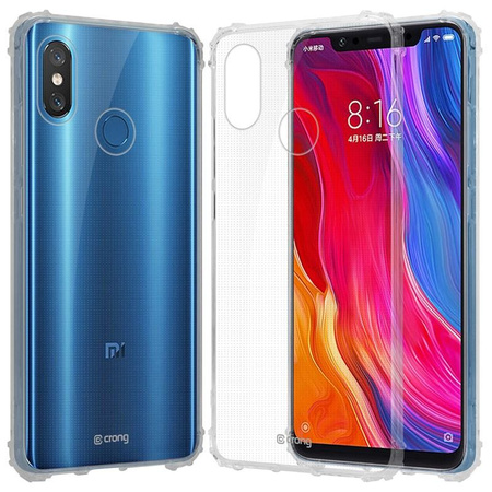 Crong Crystal Shield Cover - Etui Xiaomi Mi 8 (przezroczysty)