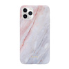 Kryt Crong Marble – kryt na iPhone 11 Pro (růžový)