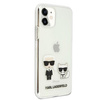 Karl Lagerfeld Ikonik & Choupette - Etui iPhone 11 / iPhone XR (przezroczysty)