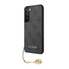 Kolekce Guess 4G Charms - pouzdro pro Samsung Galaxy S23+ (šedé)