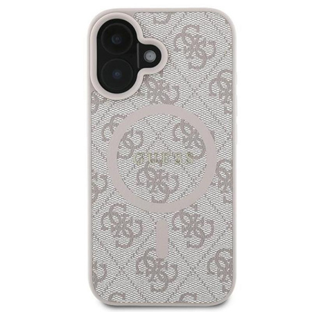 Guess 4G Ring Classic Logo MagSafe - iPhone 16 Plus Tasche (rosa)