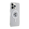 Karl Lagerfeld Karl & Choupette Glitter MagSafe - iPhone 14 Pro Max Tasche (Transparent)