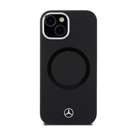 Mercedes Silicone Bicolor MagSafe - iPhone 15 Case (noir)