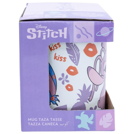 Disney Stitch - Tazza in ceramica in confezione regalo della collezione Stitch & Angel 325 ml