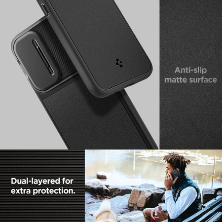 Spigen Optik Armor - Etui pour Samsung Galaxy A54 5G (Noir)