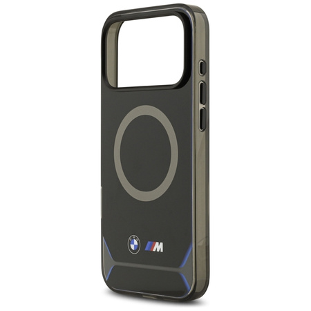 BMW M IML Metal Buttons & Logo MagSafe - Case iPhone 17 Pro Max (black-blue)
