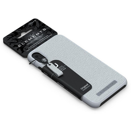 Nordic Elements Original Idun - Materiałowe etui iPhone Xs Max (Light Grey)