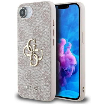 Guess 4G Big Logo - pouzdro pro iPhone 16e (růžové)