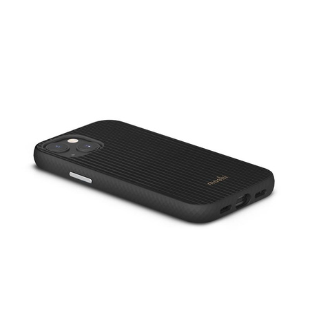 Moshi Arx Slim Hardshell Case - iPhone 13 mini MagSafe Case (Mirage Schwarz)