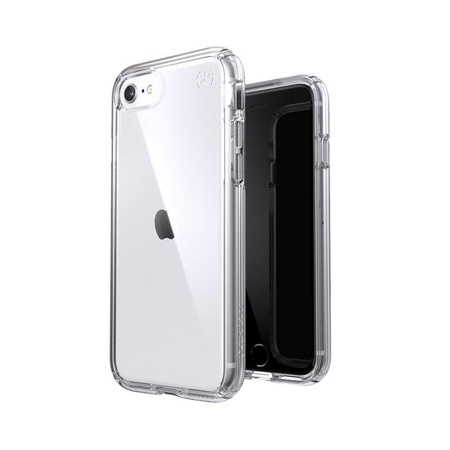 Speck Presidio Perfect-Clear - Etui iPhone SE (2022 / 2020) / 8 / 7 z powłoką MICROBAN (Clear)