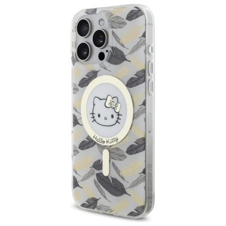 Hello Kitty IML Golden Leaves MagSafe - iPhone 16 Pro Max tok (fehér)