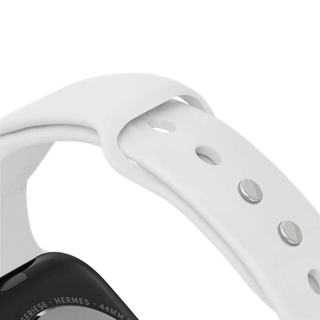 Crong Liquid - Bracelet pour Apple Watch 38/40/41/42 mm (blanc)