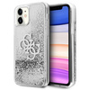 Guess Liquid Glitter 4G Big Logo - iPhone 11 Case (silver)