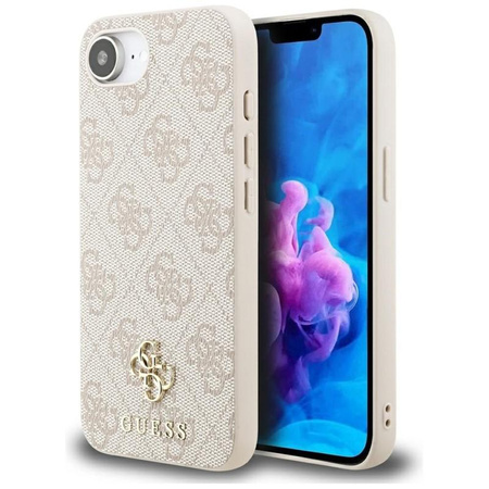 Guess 4G Small 4G et Classic MagSafe - étui pour iPhone 16e (rose)