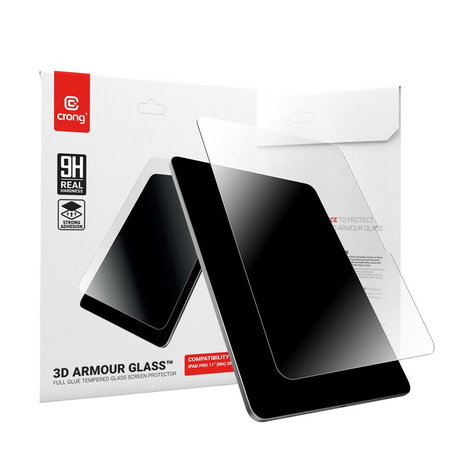 Crong 3D Armour Glass - Tvrzené sklo pro iPad Pro 11" M4 (2024)