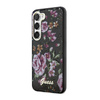 Guess Flower Collection - Étui pour Samsung Galaxy S23 (noir)