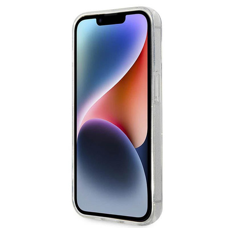 Karl Lagerfeld IML Glitter NFT Karl & Choupette - iPhone 14 Pro tok (átlátszó)