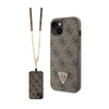 Guess Crossbody 4G Metal Logo - Etui iPhone 13 (brązowy)