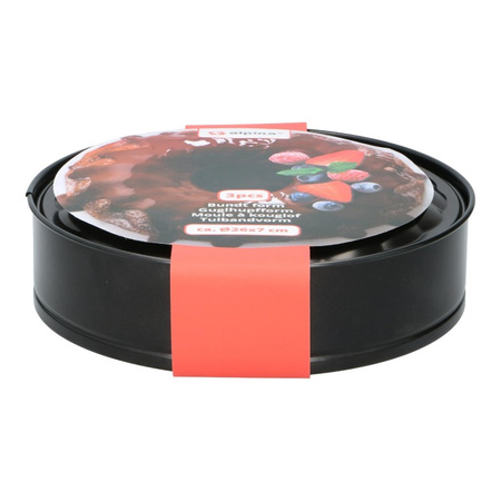 Alpina – 2-in-1-Backform für Kuchen und Gugelhupfe mit Antihaftbeschichtung, 26 x 7 cm