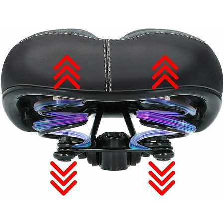 SIODEŁKO ROWEROWE MIEJSKIE MĘSKIE DAMSKIE WYGODNE TURYSTYCZNE UNIWERSALNE